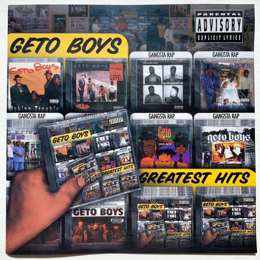 Geto Boys Greatest Hits CD 2002 Willie D Scarface Bushwick Bill 034744200723